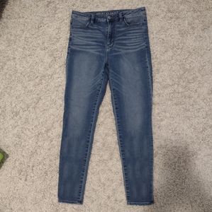 AEO super high rise jeggings